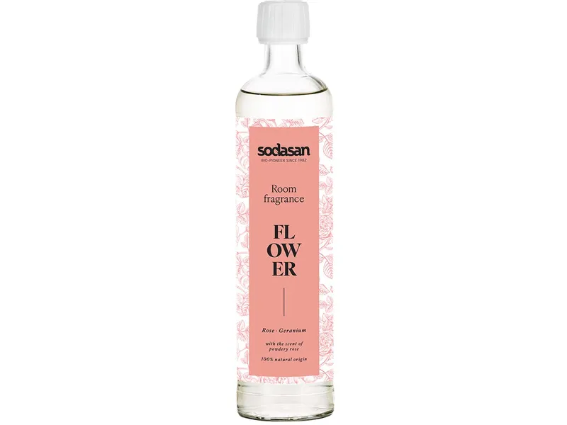 Sodasan Sodasan Nachfüller für Raumduft "FLOWER" mit Rose und Geranium, 500 ml – Produktbild 1 von 1