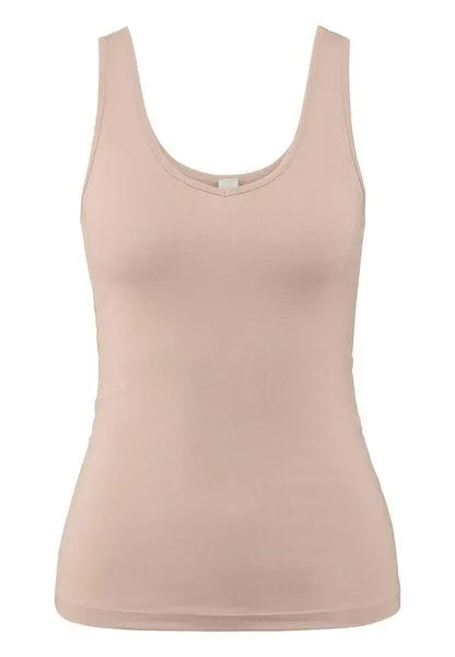 hessnatur hessnatur V-Neck Tanktop PURE SENSE aus TENCEL Modal, Puder, – Produktbild 3 von 4