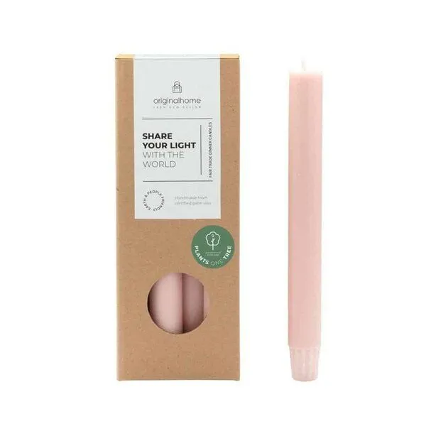 Originalhome Originalhome Gute Stabkerzen für bewusste Geschenke - paraffinfrei & vegan, Rosa (blossom), – Produktbild 1 von 4