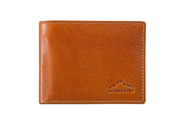 Alpenleder Alpenleder Geldbeutel AMBRAS, Cognac, – Produktbild 1 von 4