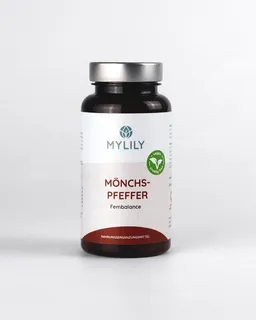 MYLILY MYLILY Mönchspfeffer - Mönchspfeffer & Maca - 90 Kapseln - vegan, hochdosiert, pflanzlich – Produktbild 1 von 1