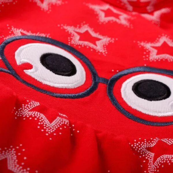 Fred's World by Green Cotton Fred's World by Green Cotton Kleid mit Sternen, Rot, – Produktbild 2 von 2