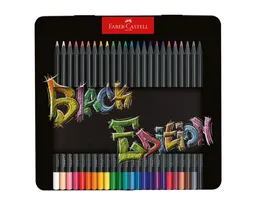 Faber-Castell Faber-Castell Buntstift Black Edition, (24-tlg), im Metalletui – Produktbild 1 von 1