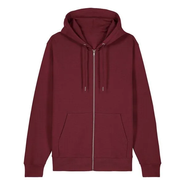 NATIVE SOULS NATIVE SOULS Zip-Hoodie Basic Herren aus Bio-Baumwolle, Burgundy, – Produktbild 1 von 1