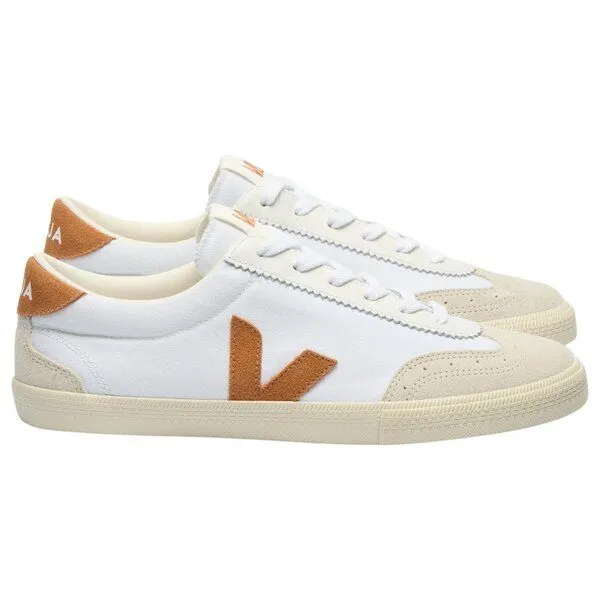Veja Veja Damen-Sneaker Volley Canvas White Umber – Produktbild 1 von 4
