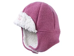 Pickapooh Pickapooh Baby und Kinder Mütze Bio-Schurwolle wild rosa Gr. 48 – Produktbild 1 von 1