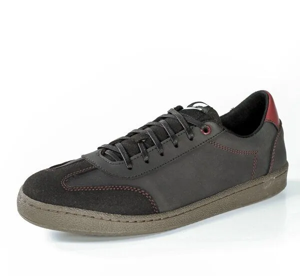 Fairticken Fairticken Retro Unisex Sneaker SETUBAL mit veganem NoBuck, Schwarz, – Produktbild 1 von 4