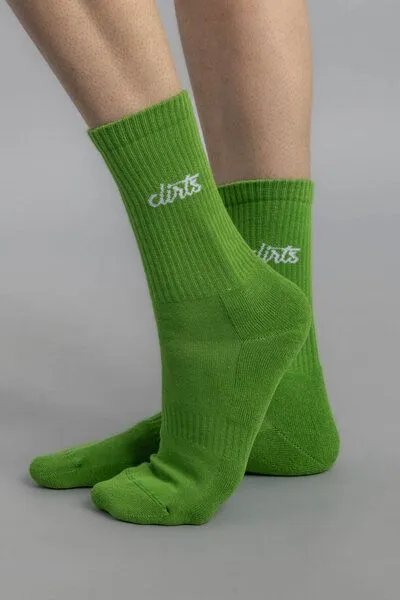 DIRTS dirts Classic Logo Socks, Jungle green, – Produktbild 2 von 3