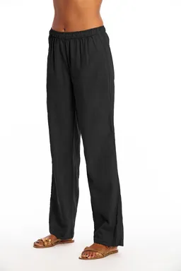 RAVENS VIEW IBIZA RAVENS VIEW IBIZA Damen vegan Hose Oregon Schwarz – Produktbild 1 von 1
