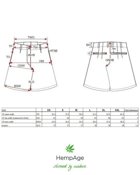 HempAge HempAge Gestreifte Damenhose Hanf/Biobaumwolle, Asphalt(grau), – Produktbild 3 von 4