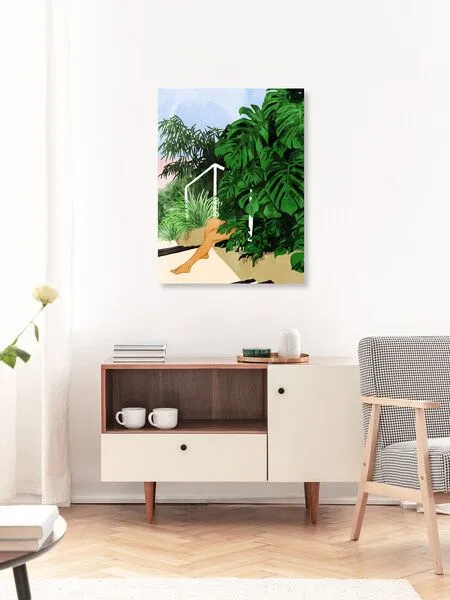 Photocircle Photocircle Poster / Leinwandbild - Hiding in Green – Produktbild 3 von 4