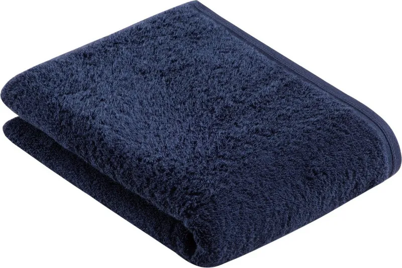VOSSEN VOSSEN Badetuch Vegan Life, Webfrottier (1-St), Blau, – Produktbild 3 von 5