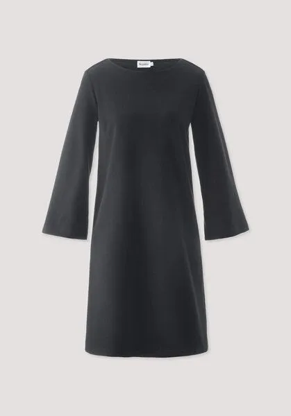 hessnatur hessnatur Jersey Kleid Mini Regular aus Bio-Baumwolle, Schwarz, – Produktbild 4 von 4