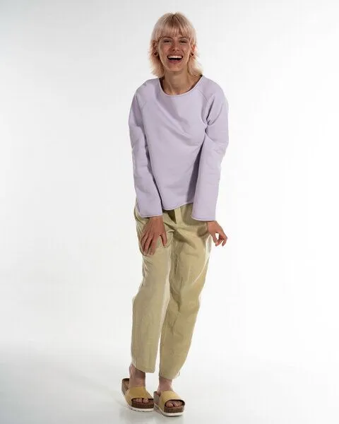 Alma & Lovis Alma & Lovis Sweatshirt aus Bio-Baumwolle | Cosy Sweat, Lilac (lila), – Produktbild 3 von 4