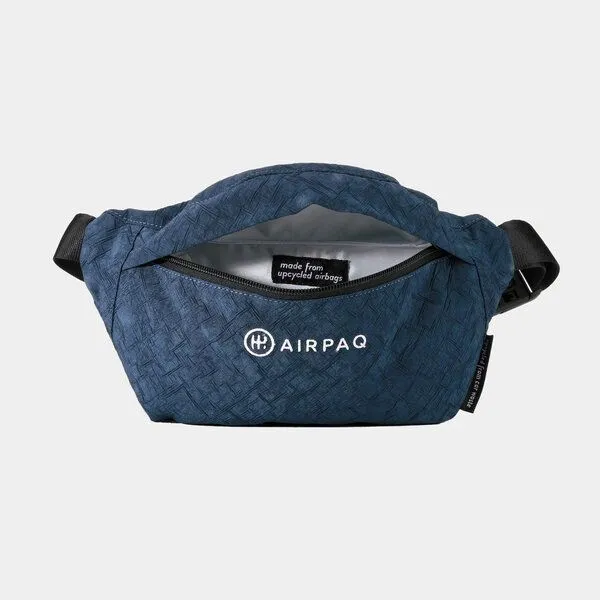 Airpaq Airpaq Bauchtasche aus Autoschrott, Blau, – Produktbild 3 von 4