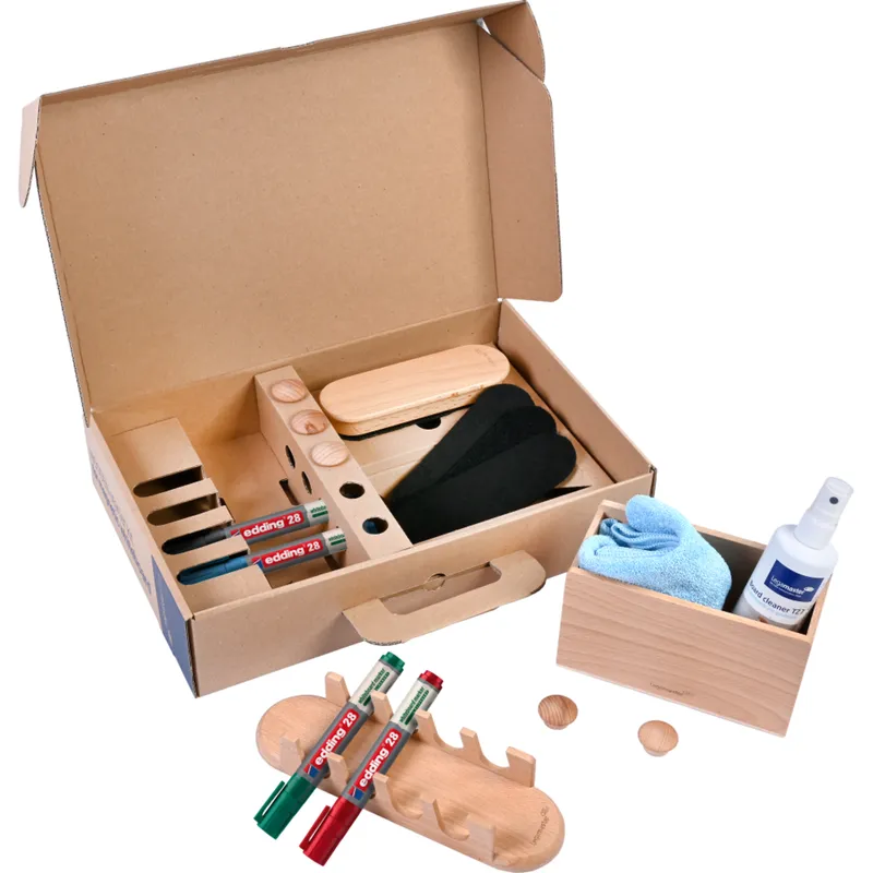 Legamaster Legamaster Zubehör Starter-Kit "WOODEN" für Whiteboards aus FSC-zertifiziertem Holz – Produktbild 1 von 3