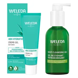 Weleda 48h Hydration Creme-gel & Deep Cleansing Gel – Produktbild 1 von 1