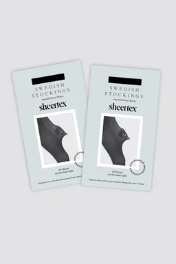 Swedish Stockings Swedish Stockings Damen vegan Strumpfhosen-Set 2er-Pack Lois Rip Resistant Schwarz – Produktbild 1 von 1