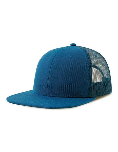 Atlantis Headwear Atlantis Headwear Mesh Cap Truckercap Flacher Schirm, Bunt, – Produktbild 4 von 6