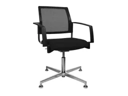 Topstar Topstar Besprechungsstuhl "3D-BtoB 30" mit Armlehnen Netzrücken schwarz – Produktbild 1 von 1
