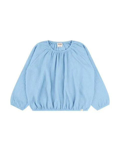 MATONA Matona Luftige Musselin Bluse für Kinder / Balloon Blouse, Powder blue, – Produktbild 4 von 4