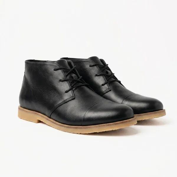 SORBAS SORBAS '87 Leder Boots Schnürschuhe, Schwarz, – Produktbild 6 von 8