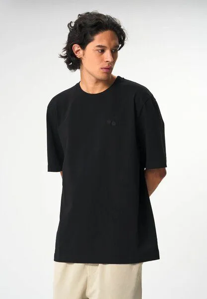PINQPONQ pinqponq Herren T-Shirt aus Bio-Baumwolle, Black(schwarz), – Produktbild 2 von 3