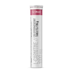 GymBeam GymBeam L-Carnitin Brausetabletten (1000 mg) 20 Tabletten Himbeere – Produktbild 1 von 1