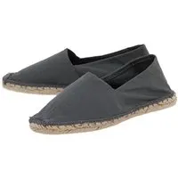 Japanwelt Espadrilles Japanwelt Espadrilles Espadrilles Canvas Unisex Low Top Sommerlatschen Flache Ballerina, Dunkelgrau, – Produktbild 1 von 1
