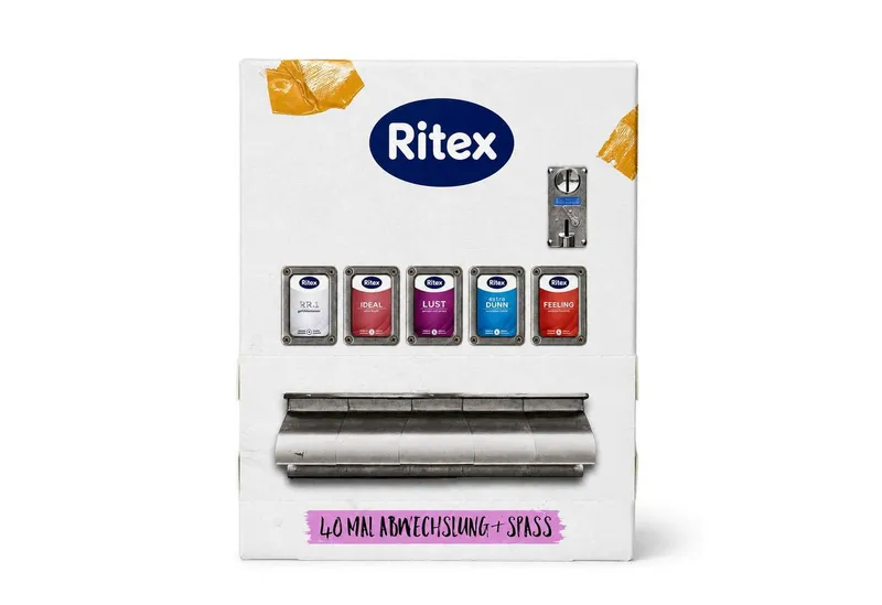 Ritex Ritex Kondome RITEX Kondomautomat 5 versch. Sorten Großpackung 40 Stück – Produktbild 2 von 6