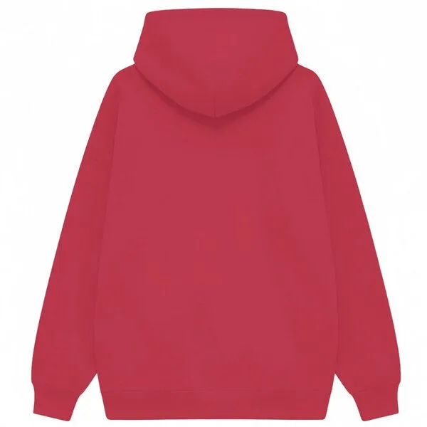 Lexi&Bö Lexi&Bö Wave Oversized Hoodie Damen, Rot, – Produktbild 2 von 2