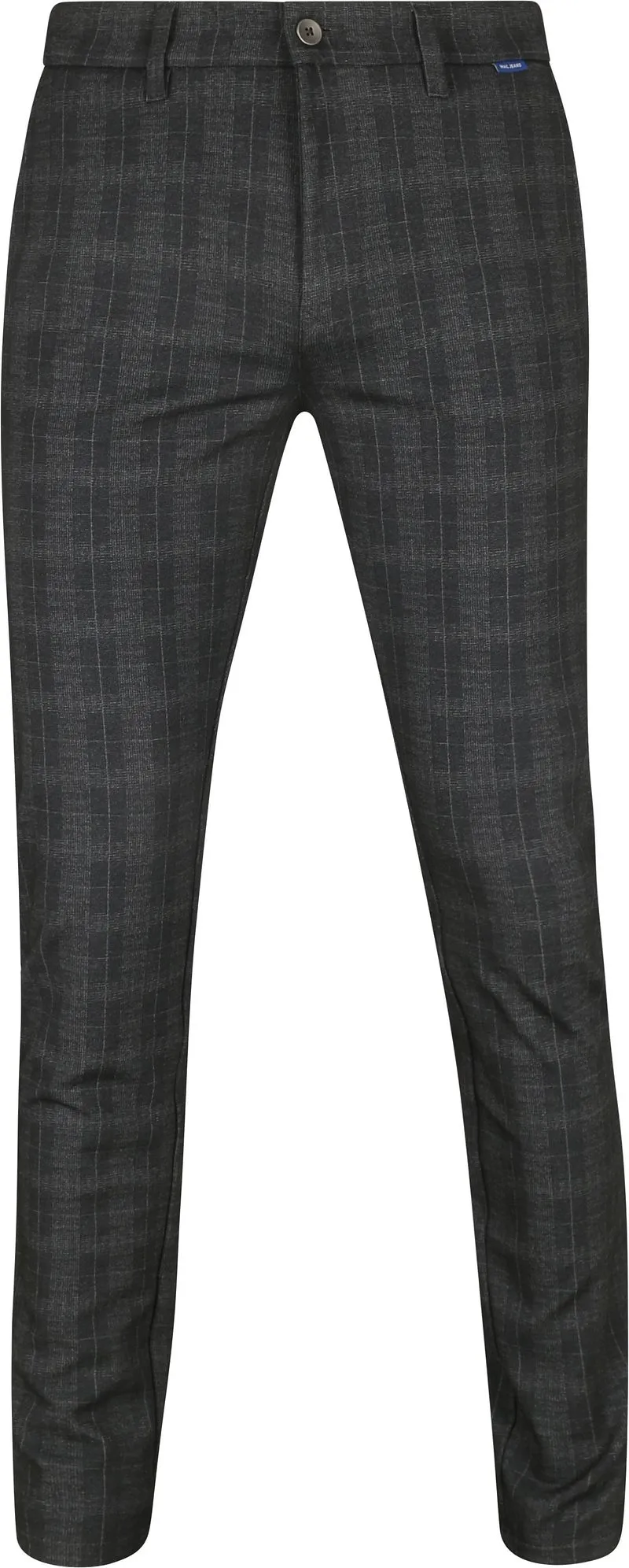 MAC Mac Chino Griffin Karo Anthrazit - Größe W 36 - L 32, Grau, – Produktbild 1 von 4