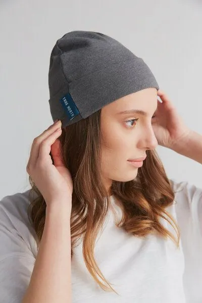 True North Unisex Beanie mit recyceltem Polyester True North T3000, Grau, – Produktbild 2 von 4