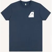 ilovemixtapes ilovemixtapes Unisex T-Shirt „Bergpanorama“ – Bio-Baumwolle, Stone Washed Sage Green, Denim Blue & Black, Fair Wear – Produktbild 1 von 1