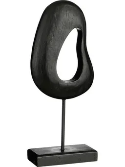 Mica Decorations Dekofigur Mica Dekorationobjekt Pastina schwarz Mangoholz 13 – Produktbild 1 von 1