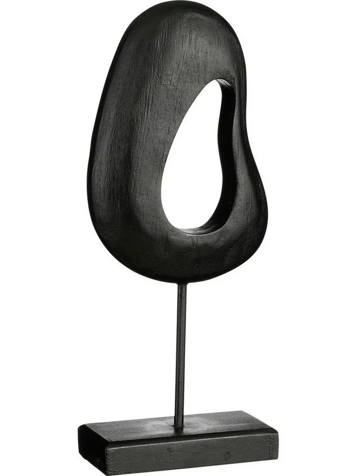 Mica Decorations Dekofigur Mica Dekorationobjekt Pastina schwarz Mangoholz 13, Schwarz, – Produktbild 1 von 1