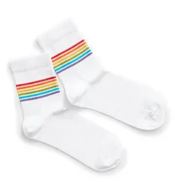 Natural Vibes Natural Vibes Rainbow Quarter Socken Bio GOTS-zertifiziert Sneaker Herren Damen – Produktbild 1 von 1