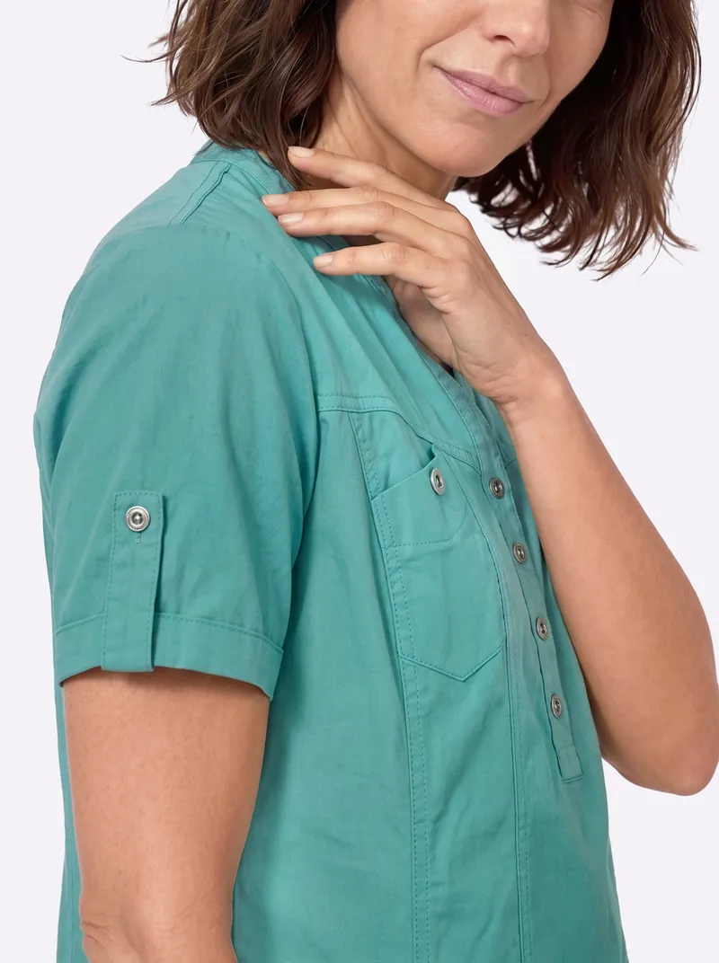 Witt Jeanskleid salbei, Salbei, – Produktbild 2 von 2