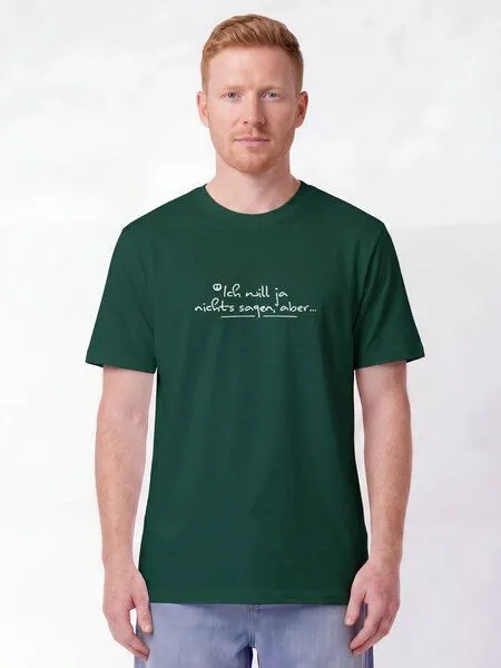 watapparel watapparel T-Shirt Unisex Ich will ja nichts sagen aber, Glazed green, – Produktbild 2 von 2