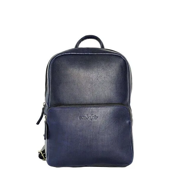 manbefair manbefair City Rucksack Louisa Eco-Leder, Blau, – Produktbild 1 von 3