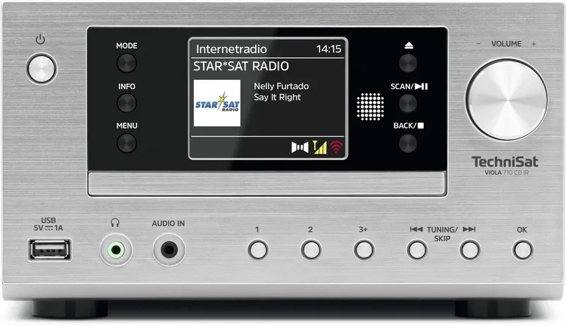 Technisat Technisat Viola 710 CD IR, silber Kompaktanlage – Produktbild 3 von 6