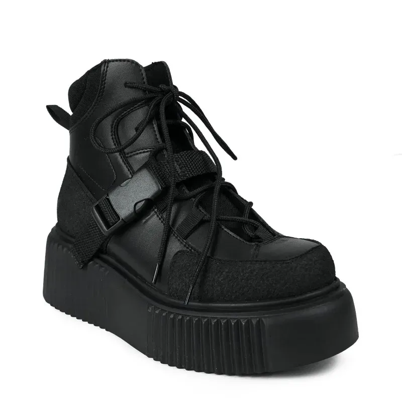 Altercore Altercore Damen vegan Stiefel Madison, Schwarz, – Produktbild 3 von 3