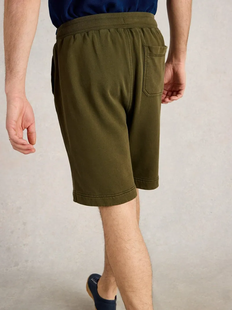 White Stuff Jerseyshorts Brampton - S, Khakigrün, – Produktbild 4 von 4