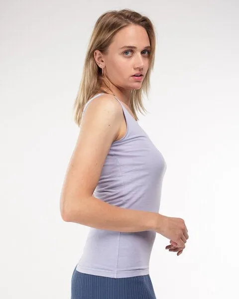 Alma & Lovis Alma & Lovis Top aus Bio-Baumwolle | Basic Top, Lavendel, – Produktbild 3 von 4