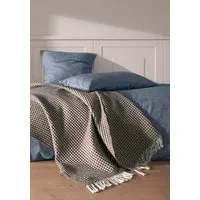 hessnatur hessnatur Wollmix Waffle Plaid YARA aus Bio-Lambswool mit Bio-Baumwolle, Naturbraun, – Produktbild 1 von 1