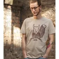 päfjes päfjes Ella Eichhorn / Squirrel - Fair Wear Männer T-Shirt - Sandbrown – Produktbild 1 von 1