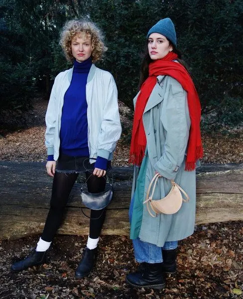 monday market monday market Ledertasche Mimi, Schwarz, – Produktbild 3 von 4