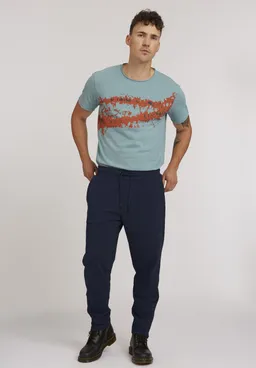 THOKKTHOKK ThokkThokk Herren vegan Jogginghose Mit Reißverschluss Dunkelblau – Produktbild 1 von 1