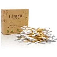 ECOMONKEY ECOMONKEY® Bambus Wattestäbchen | Nachhaltig & Plastikfrei – Produktbild 1 von 1