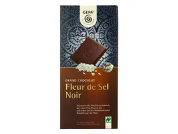 gepa GEPA Bio-Schokolade 'Grand Chocolat' Fleur de Sel Noir 70% 100 g – Produktbild 1 von 1